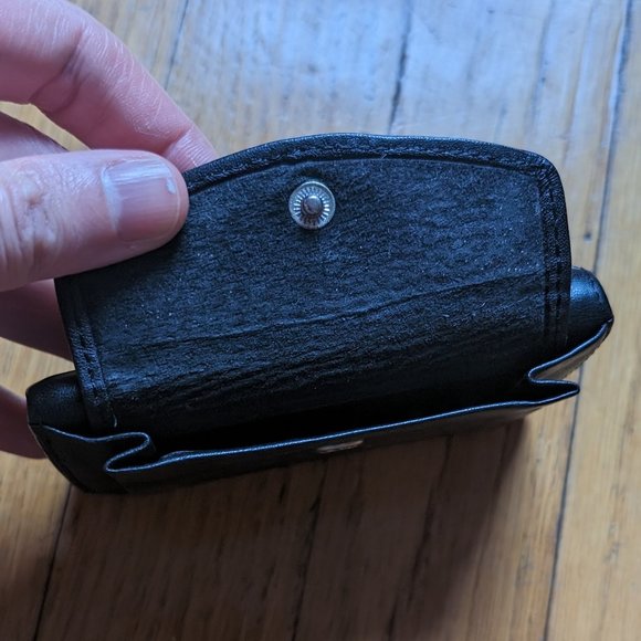 Petek Genuine Leather Men's Key Holder Wallet with Coin Purse - Black - Picture 4 of 5